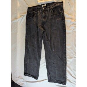 Beyond The Limit Denim Jeans Distressed Wash Mens Size Black